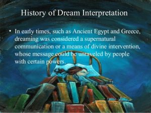 the history of dream interpretation