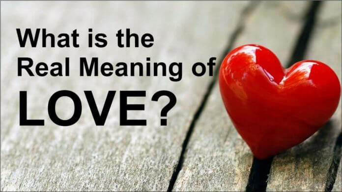 real meaning of love